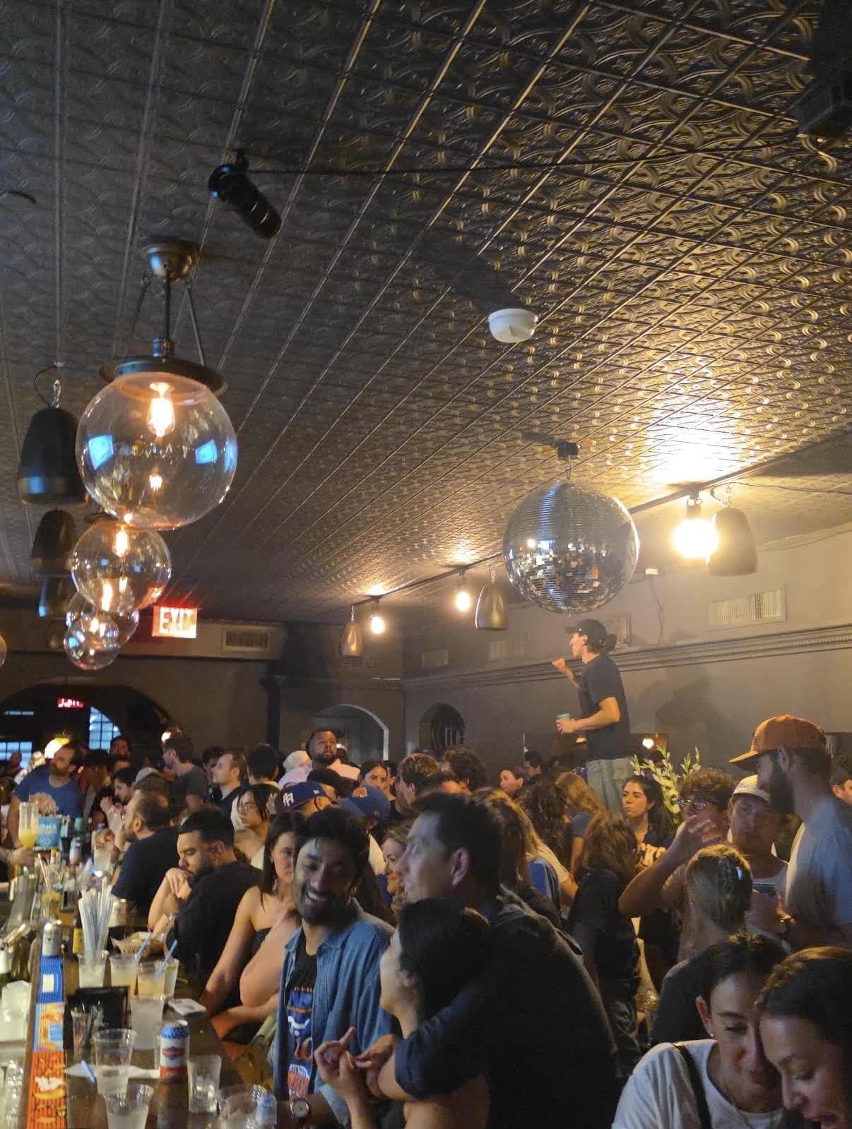 A packed Brandy's on World Cup opening day