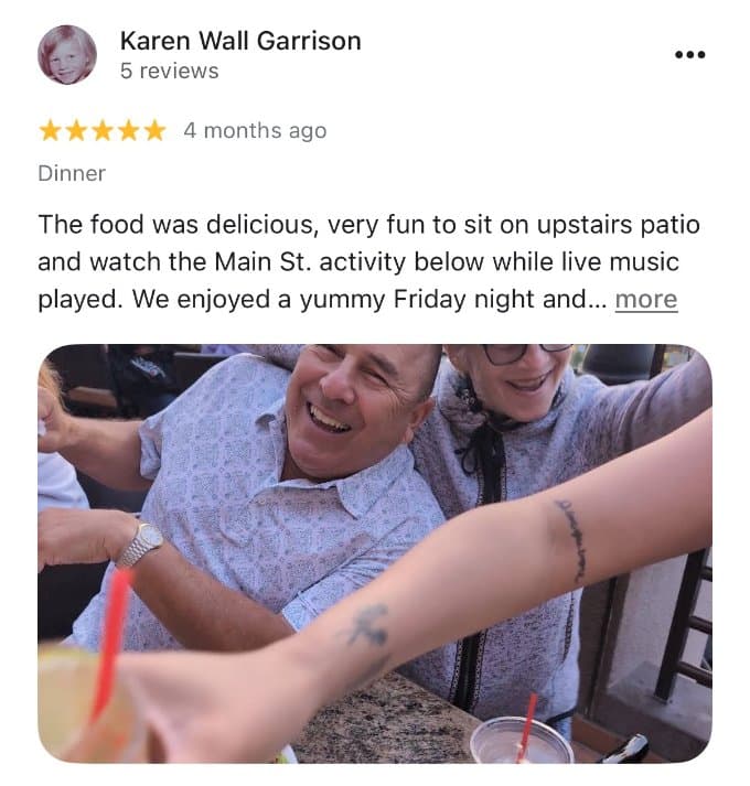 Bar Google review from a guest 2
