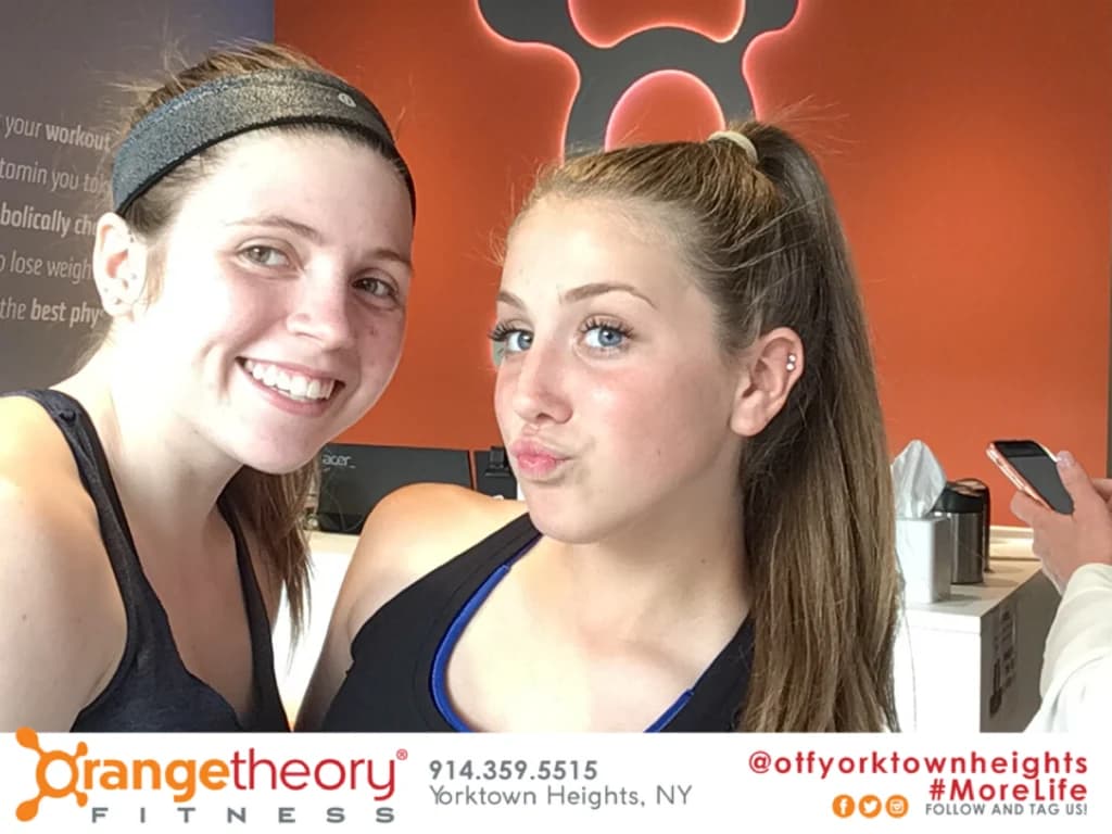 Branded BuzzyBooth photo from Orangetheory Fitness