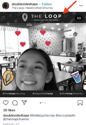 Guest Instagram post featuring The Loop 2