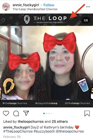 Guest Instagram post featuring The Loop 3
