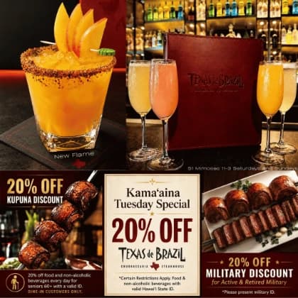 Texas de Brazil dining specials campaign