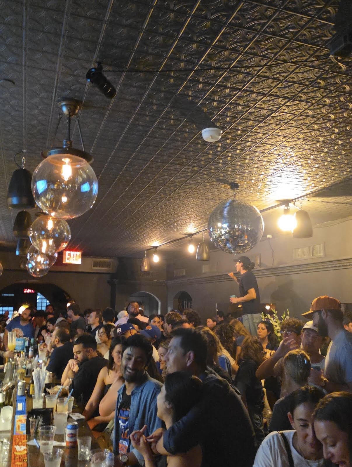 Packed room at Brandy's on World Cup opening day